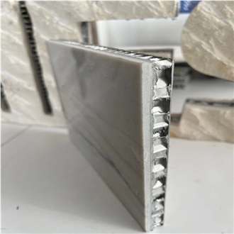 Calacatta White Laminated Aluminum Honeycomb Panels