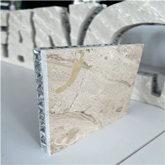 Daino Reale Beige Marble Tile Laminated Honeycomb Panels