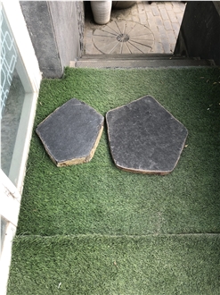 Black Basalt - Round Steppers - Garden Stepping Stone,Garden Stepping Pavement