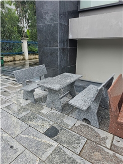 Granite Stone Furniture Table Set