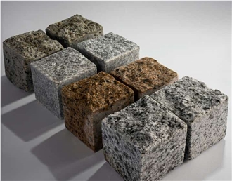 Granite Cube Stone, Cobble Stone