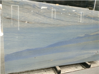Polished Azul Macaubas Quartzite Slabs