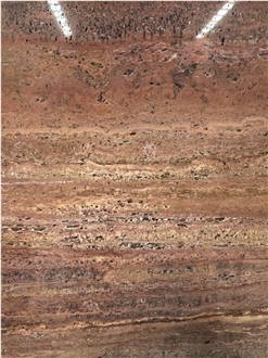 Red Noce Travertine Slabs