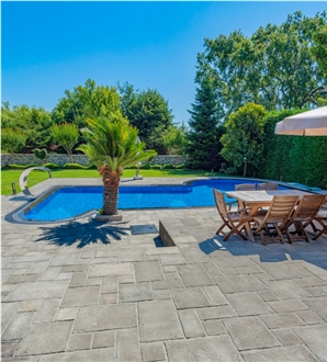 F01 - Sienna Gray Manufactured Stone Paver Flooring Products
