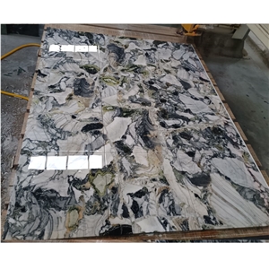 Luxury  Ice Green Marble Tiles Slab For Hot Sale