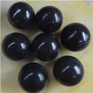 Polished Lauren Black Gold Marble Ball  Home Decor Products