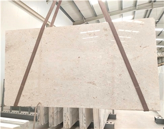 Coral Cream Marble Slabs