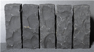 Split Face Black Basalt Wall Tiles