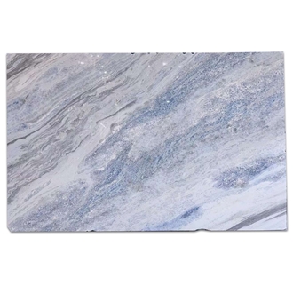 Brazil Blue Crystal Marble Slabs For Home Decoration