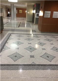 Pattern Floor Design Waterjet Mosaic Terrazzo Tiles
