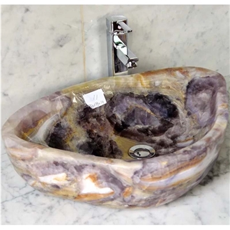 Lilac Onyx Purple Sinks Random Size Random Shape