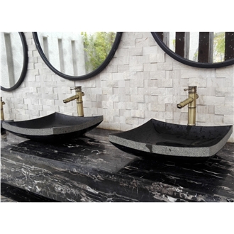 Shanxi Black Granite Rectangle Basin