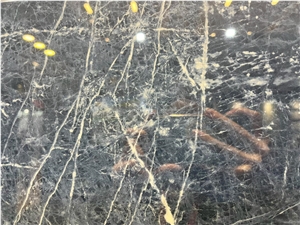 Spider Dark Grey Marble Slab