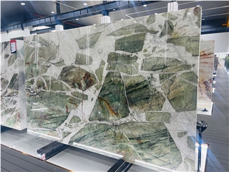 Luxury Green Quartzite For Kitchen Wall Tiles