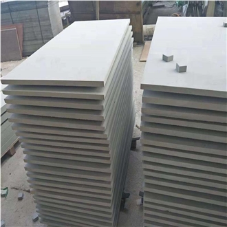 China Grey Sandstone Tile Slabs Bush Hammered