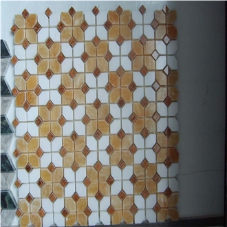 Multi Color Hexagon Mosaic Tiles