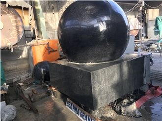 Sphere Fountain Ball, Granite Globe Stone Rolling Ball