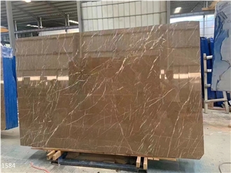 Kozo Brown Marble Tiles China Emperador Stone Big Slab