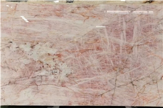 Scarlet Crystal Rosa Pink Quartzite Slabs