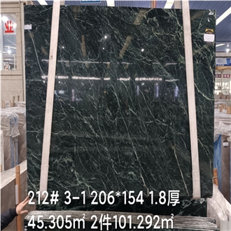2390X1030 Mm Prada Green Marble For Wall Tiles