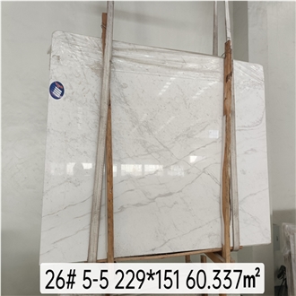 White Ariston Marble Engineered Marble For Bathroom Tiles