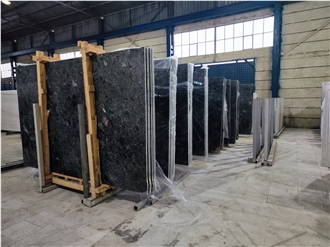 Mugla Black Marble Slab Tiles