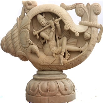 Krishna Sculpture Relief