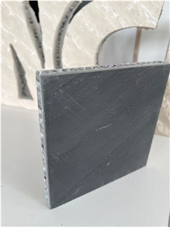 California Black Granite Honed Laminated Honeycomb Panels
