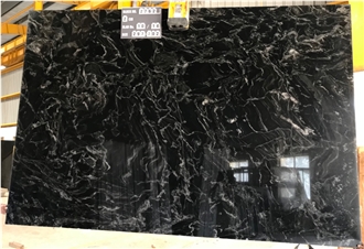 Forest Black Granite Slabs