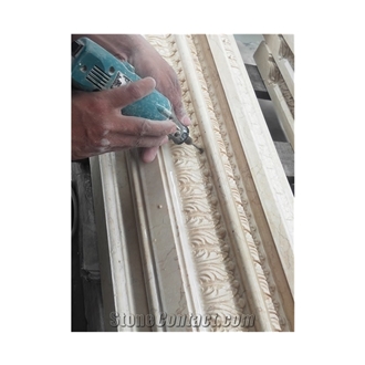 Hand Carved Beige Marble Stone Door Window Sills