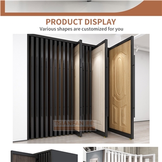 Customize Wood Door Panel Display Push Pull Display