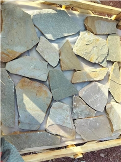 Yellow Quartzite Random Stone Tile Flagstone Pavers