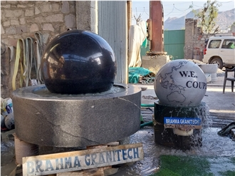 Landscaping Garden Fountain, Floating Sphere, Rotating Ball