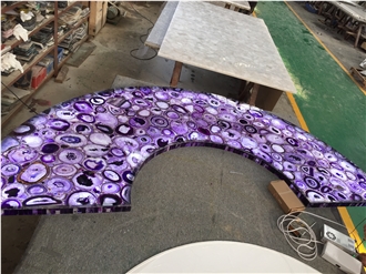 Purple Semiprecious Stone Tiles