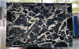 Black Stone Noir Grand Antique Marble Slab For Tiles