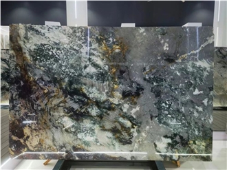 Brazil Green Valley Orchid Quartzite Polished Slabs