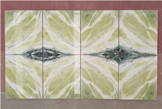 Natural Polished Green Marble Floor Tiles