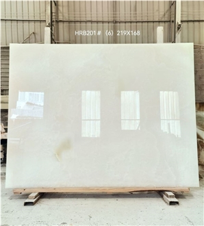 Top Quality Snow White Onyx Slabs Tiles For Flooring Wall