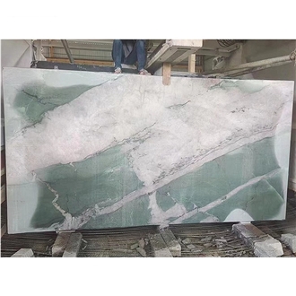 Luxury Green Quartzite Slab For Wall Slabs