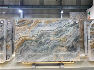 Yinxun Palissandro Marble Slabs Multicolor Lafite Norwegian