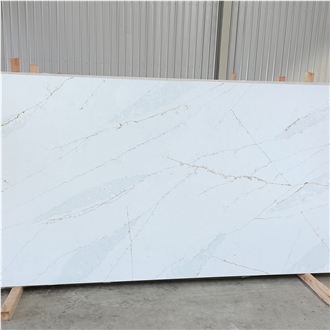 GOLDTOP 5001 Calacatta Ethereal Quartz Slabs