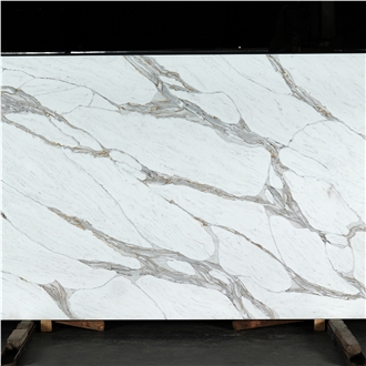 GOLDTOP 5005 Calacatta Macchia Quartz Slabs
