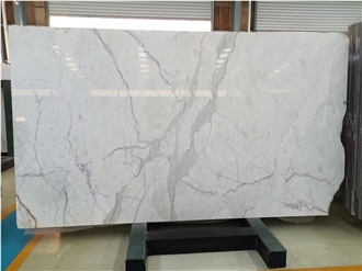 GOLDTOP OEM Natural Calacatta White Marble Slabs
