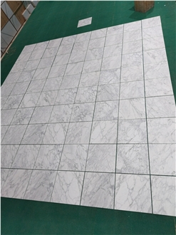 Goldtop OEM White Statuary Marble Floor Tiles