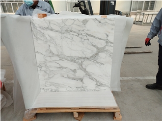 Marble Natural Stone Calacatta White Slabs Tiles