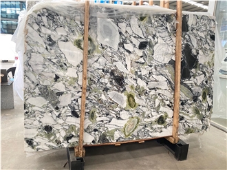 Natural Green Marble Luxury Polish Cold Emerald Marble Slabs