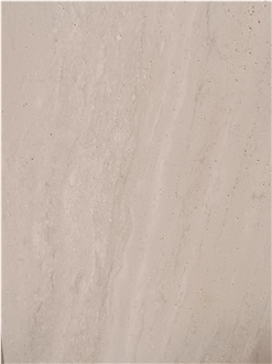 Natural Honed And Filled Hole 18Mm White Travertine Slabs
