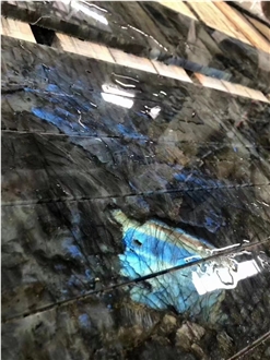 Natural Stone Blue Labradorite Granite Slab Tiles