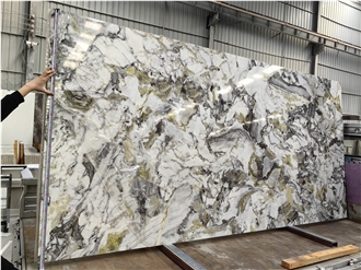 Wonderful Surface  Beautiful Cold Emerald Marble Slabs