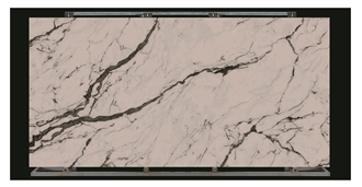 Sintered Stone Slabs White Marble Look With Veining
